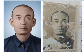 北塔老照片修复-2